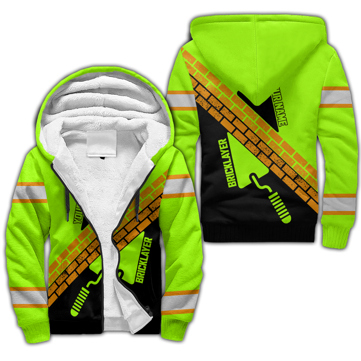 Premium Unisex Hoodie Customize Bricklayer No7 ML
