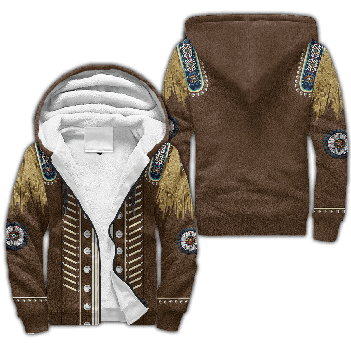 Cowboy Jacket No20 Cosplay 3D Over Printed Unisex Deluxe Hoodie ML