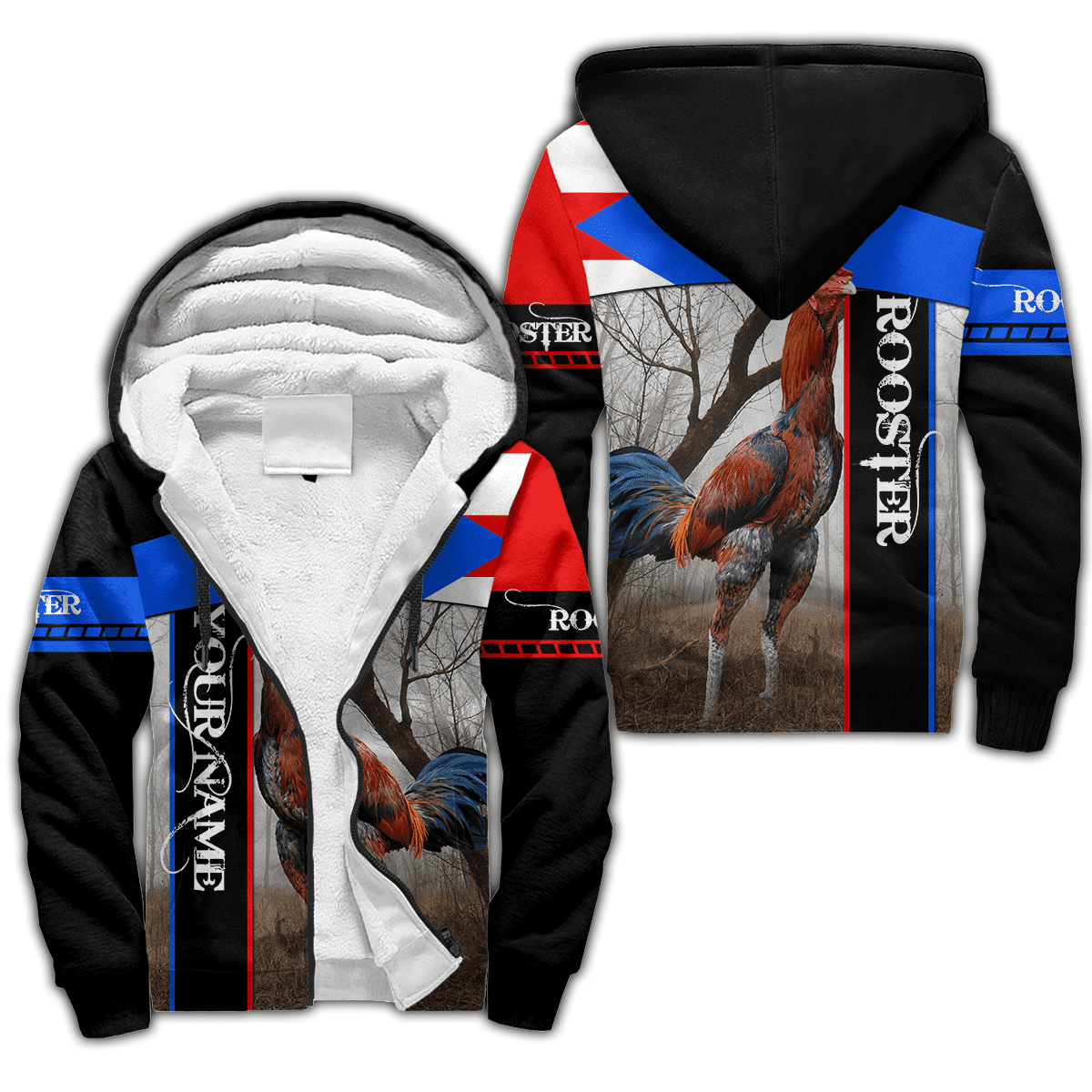 Personalized Mexican Rooster 3D Printed Unisex Shirt