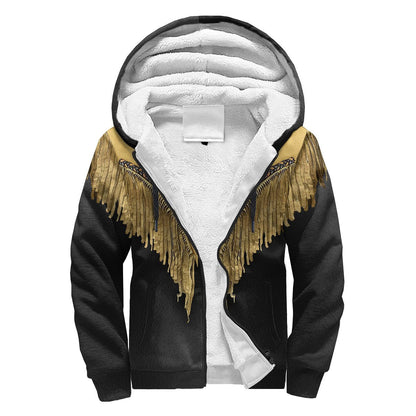 Cowboy Jacket No12 Cosplay 3D Over Printed Unisex Deluxe Hoodie ML