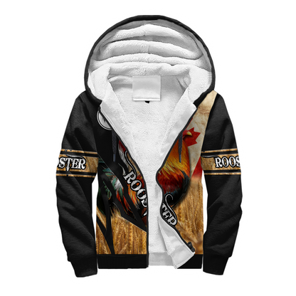 Personalized Canadian Rooster 3D Printed Unisex Shirt