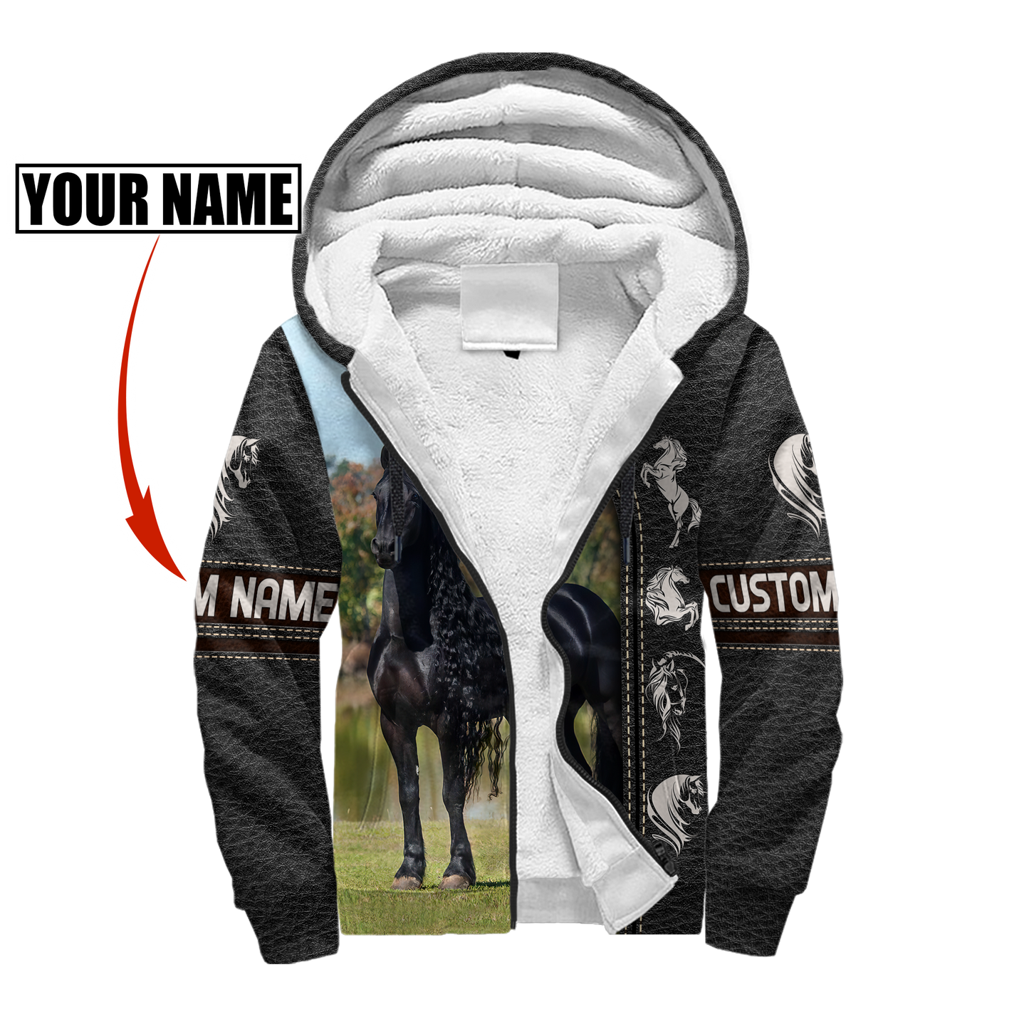 Personalized Name Premium Horse 3D All Over Printed Unisex Shirts CB
