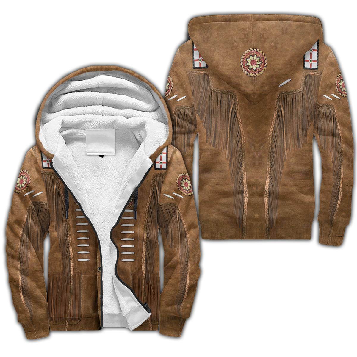 Cowboy Jacket No18 Cosplay 3D Over Printed Unisex Deluxe Hoodie ML