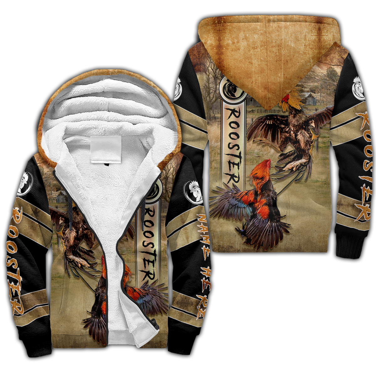 Personalized Rooster Fighting 3D Printed Unisex Shirts TNA05052105