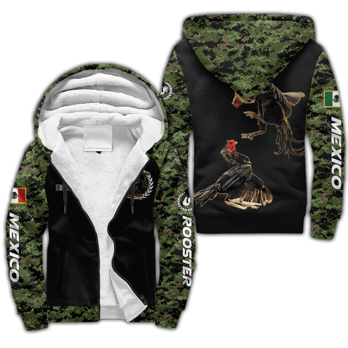 Personalized Mexican Rooster 3D Printed Unisex Shirts HHT10052102