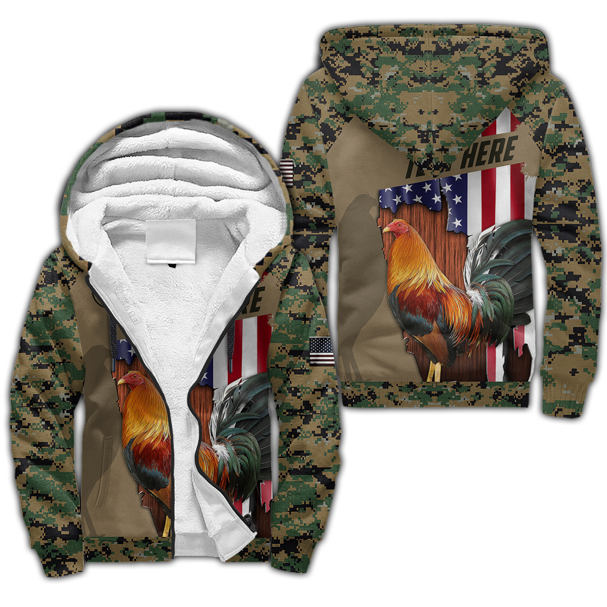 Personalized Rooster 3D Printed Unisex Shirts SN14052104
