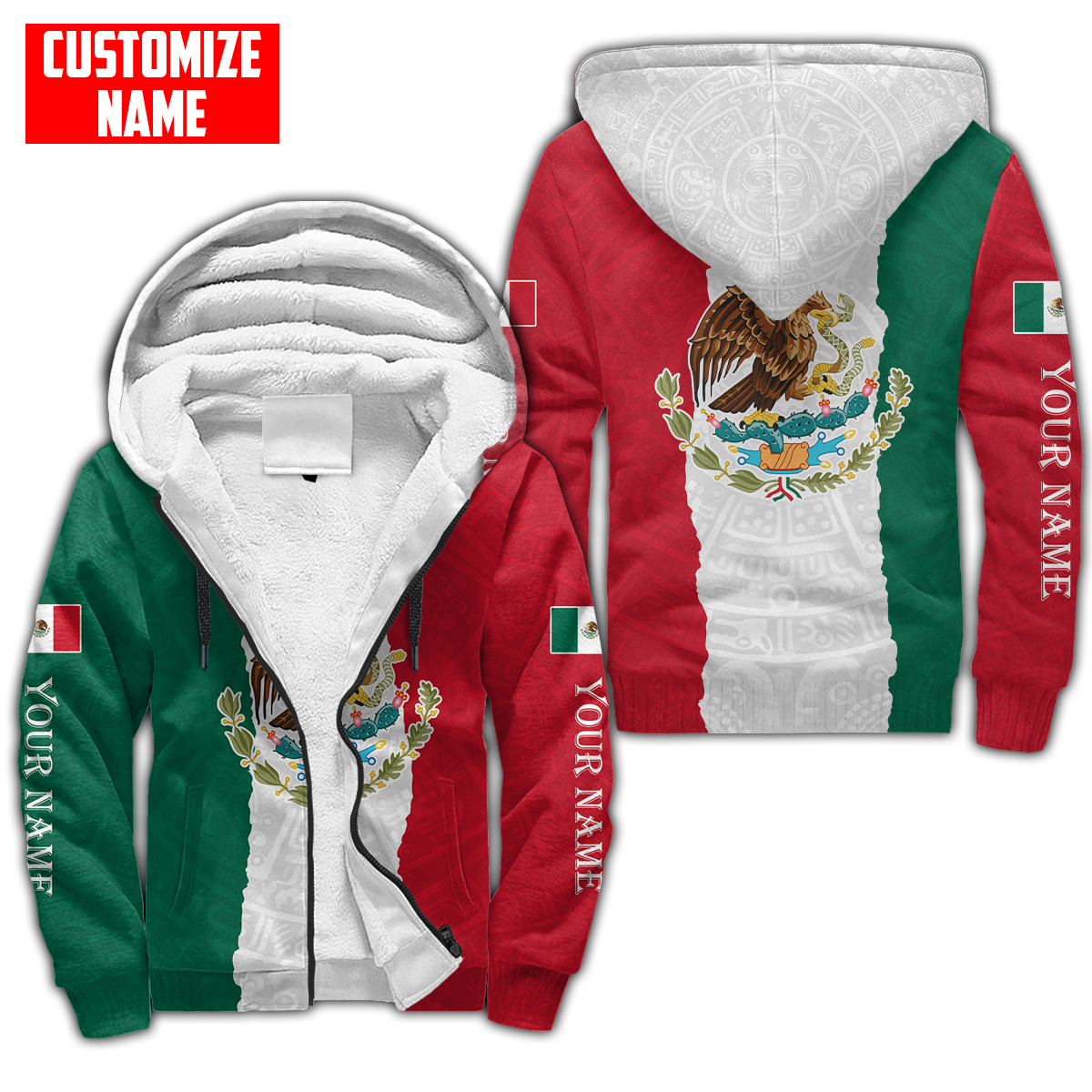 Personalized Name Mexico 3D All Over Printed Unisex Shirts DQB10072101