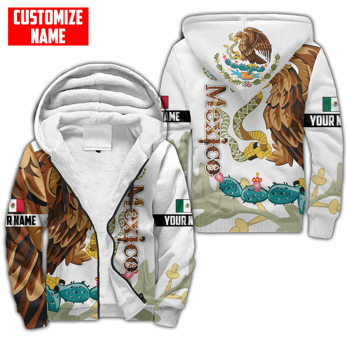 Persionalized Mexico 3D All Over Printed Unisex Shirts DQB25062101