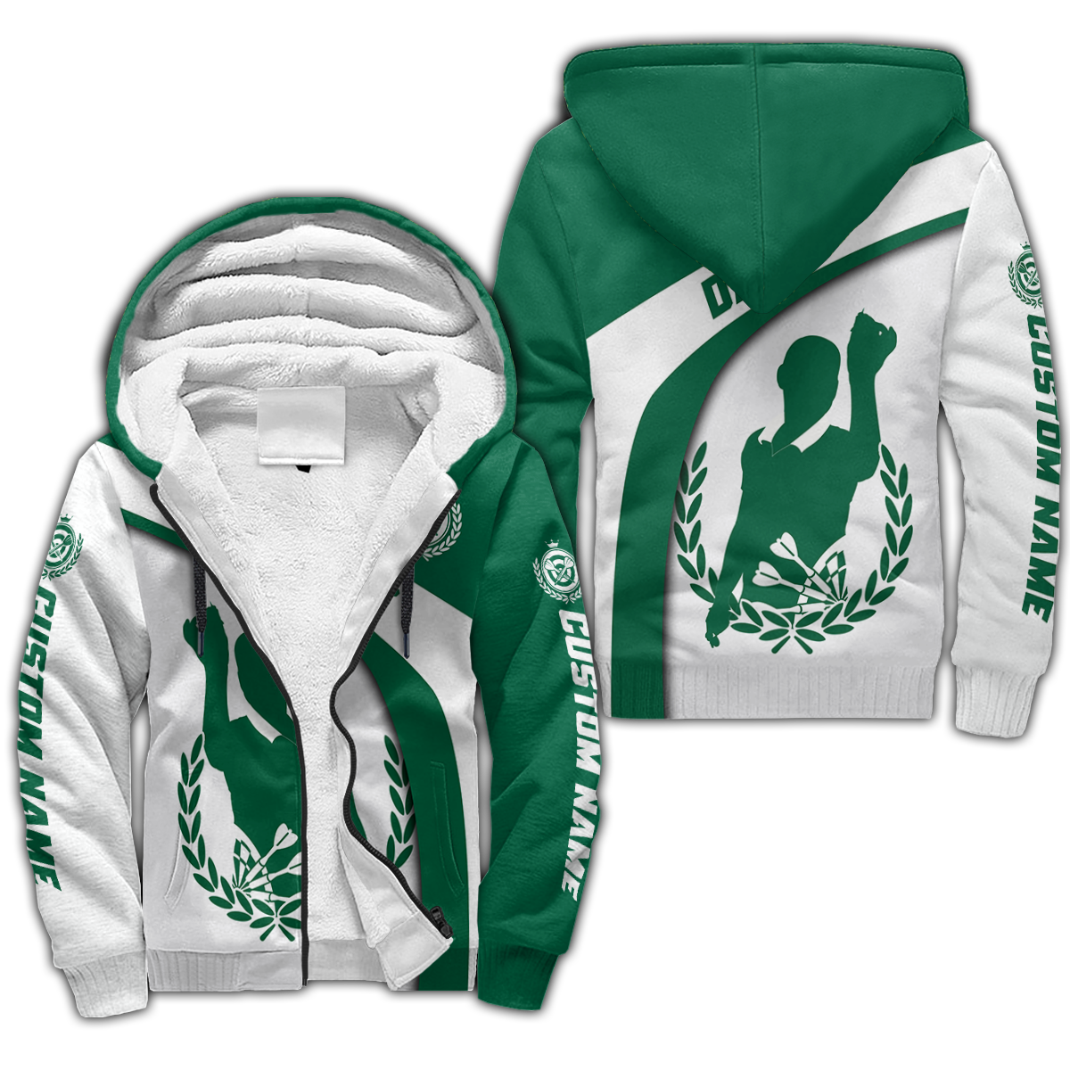 Darts Player No10 Personalized Name 3D Printed Personalized Unisex Hoodie ML
