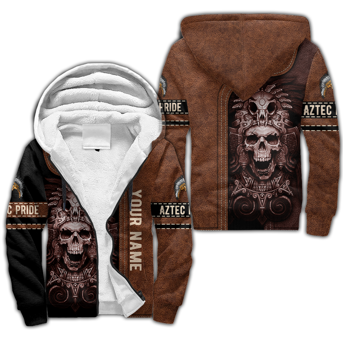 Personalized Name Aztec Pride 3D All Over Printed Hoodie