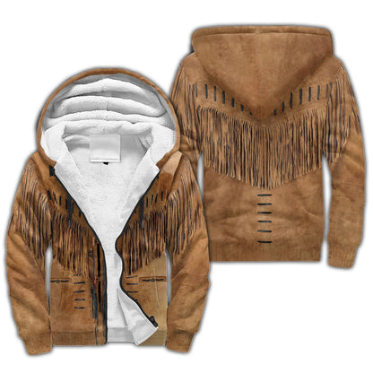 Cowboy Jacket No14 Cosplay 3D Over Printed Unisex Deluxe Hoodie ML