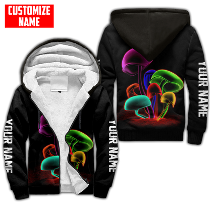 Customize Name Mushroom Hippie 3D All Over Printed Unisex Shirts