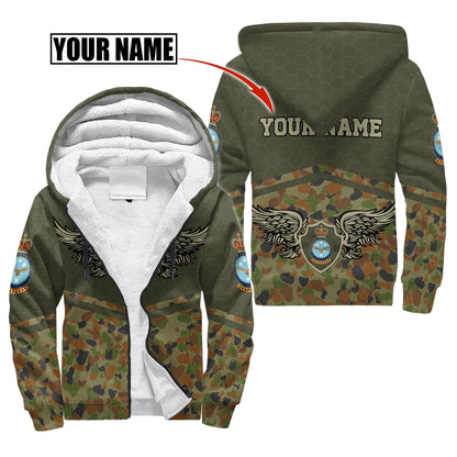 Premium Personalized Australian Air Force Camo Anzac Day 3D Printed Hoodie