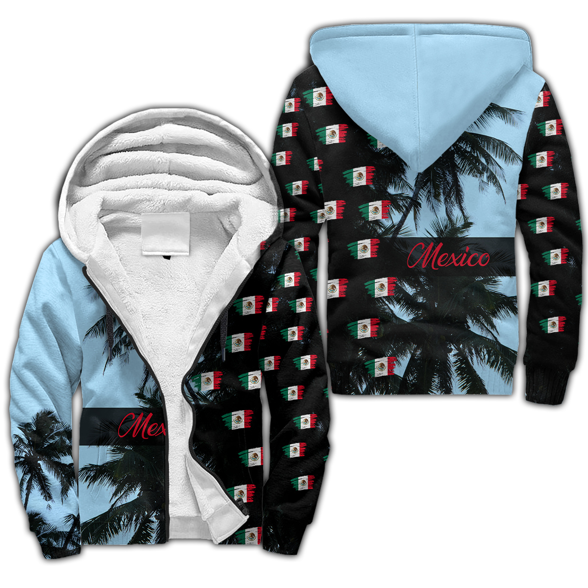 Mexico 3D All Over Printed Unisex Hoodie