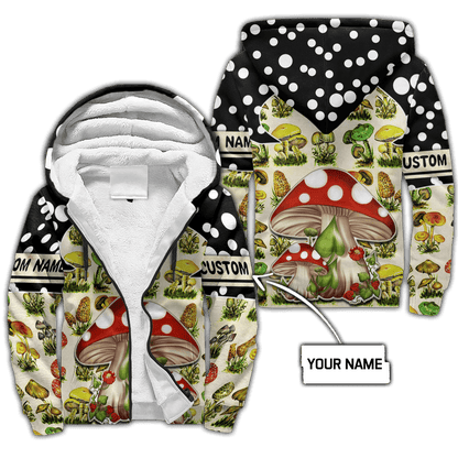 Customize Name Mushroom Hippie3D All Over Printed Unisex Shirts