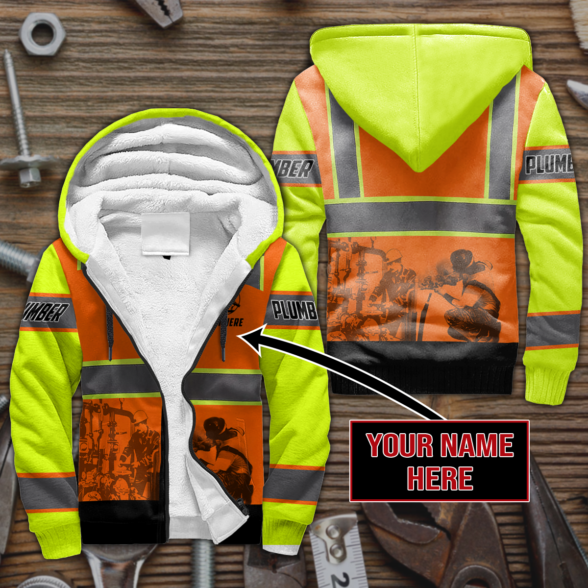 Plumber Safety Persionalized 3D All Over Printed Shirts
