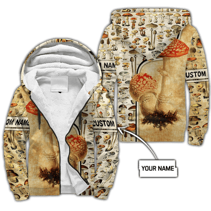 Customize Name Mushroom Hippie 3D All Over Printed Unisex Shirts