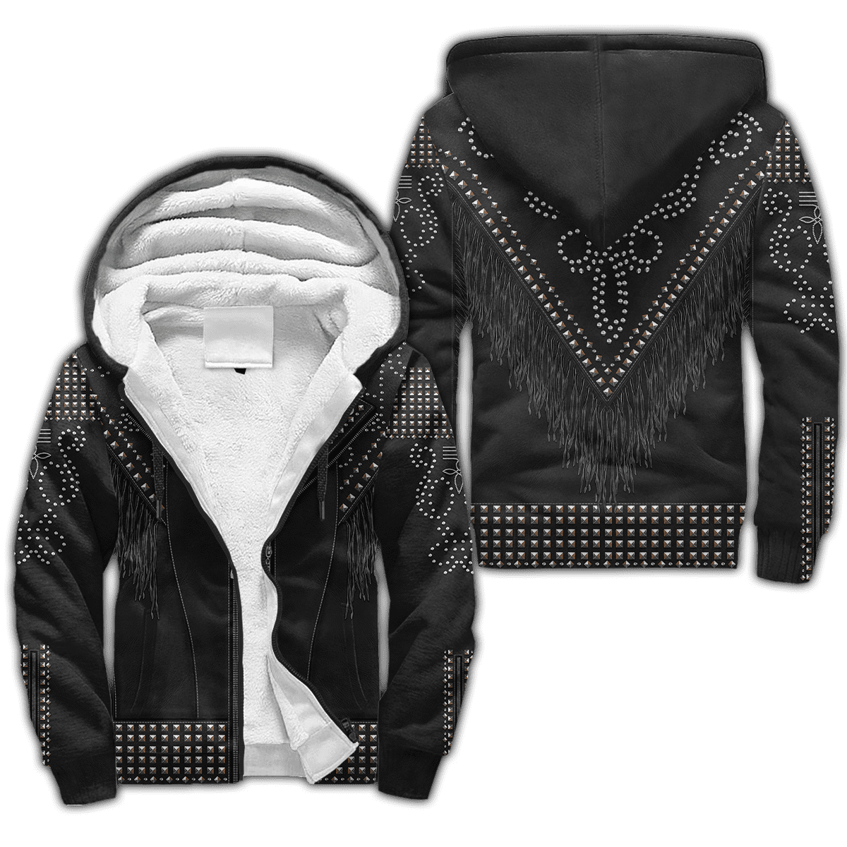 Cowboy Jacket No22 Cosplay 3D Over Printed Unisex Deluxe Hoodie ML