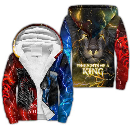 The Power Of Three Souls Dragon Wolf Lion 3D All Over Printed Unisex Shirts
