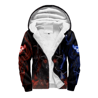 Tmarc Tee Bull Riding Red Blue Fight 3D All Over Printed Unisex Shirts