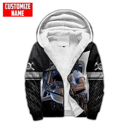 Personalized Name Carpenter 3D All Over Printed Unisex Shirts Metal Pattern Ver6