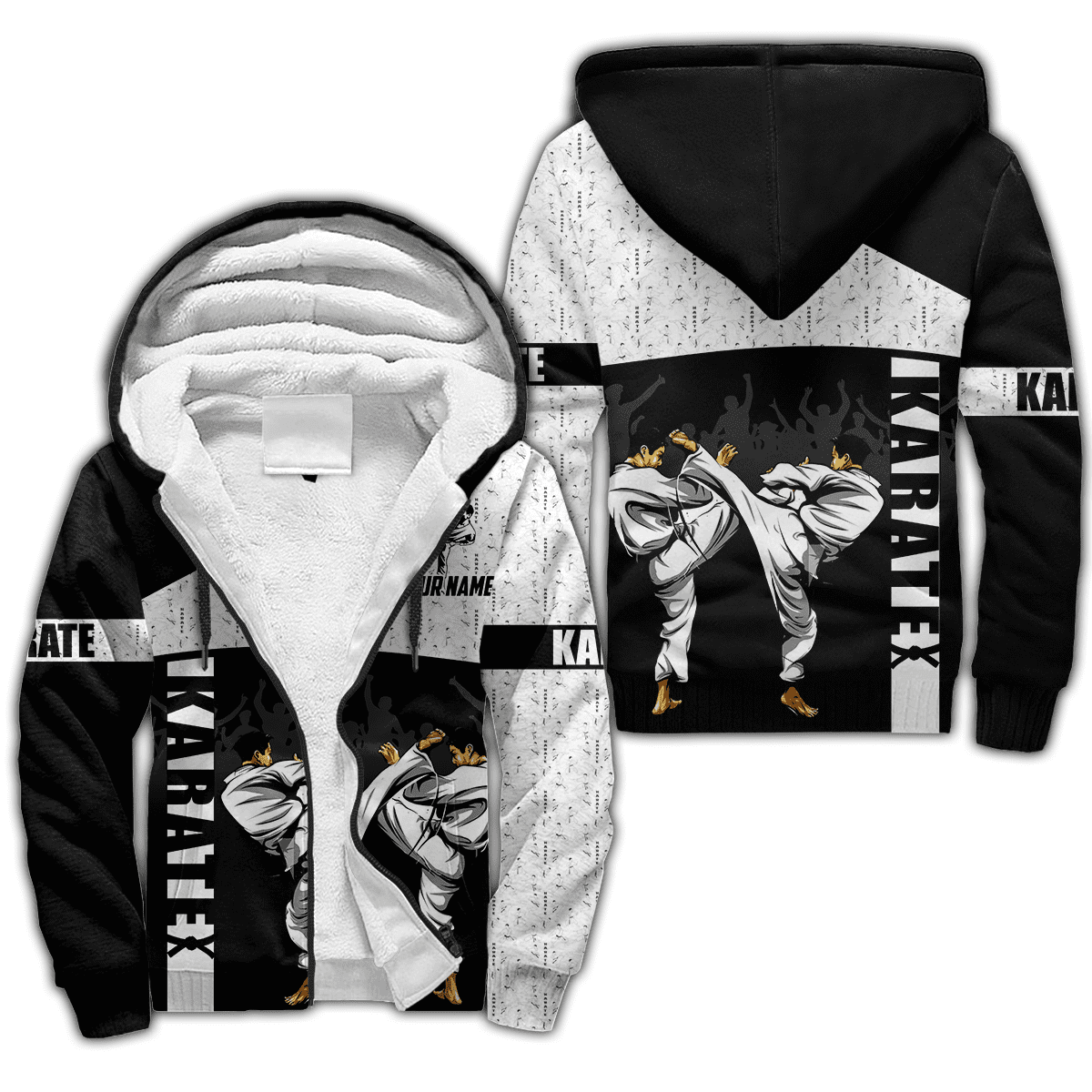 Customize Name Karate 3D All Over Printed Unisex Shirts
