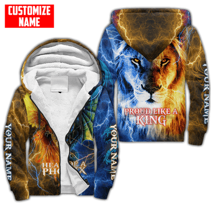 The Power Of Three Souls Dragon Phoenix Lion 3D All Over Printed Unisex Shirts