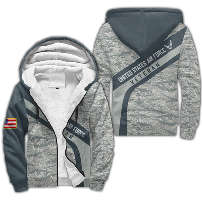 Premium Unique U.S Air Force Veteran Polo All Over Printed Personalized Shirt