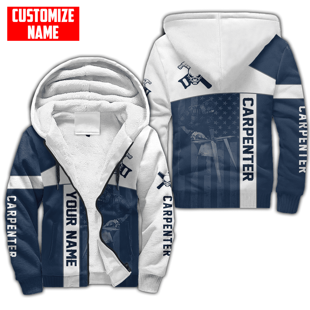 Personalized Name Carpenter 3D All Over Printed Unisex Shirts Ver 4