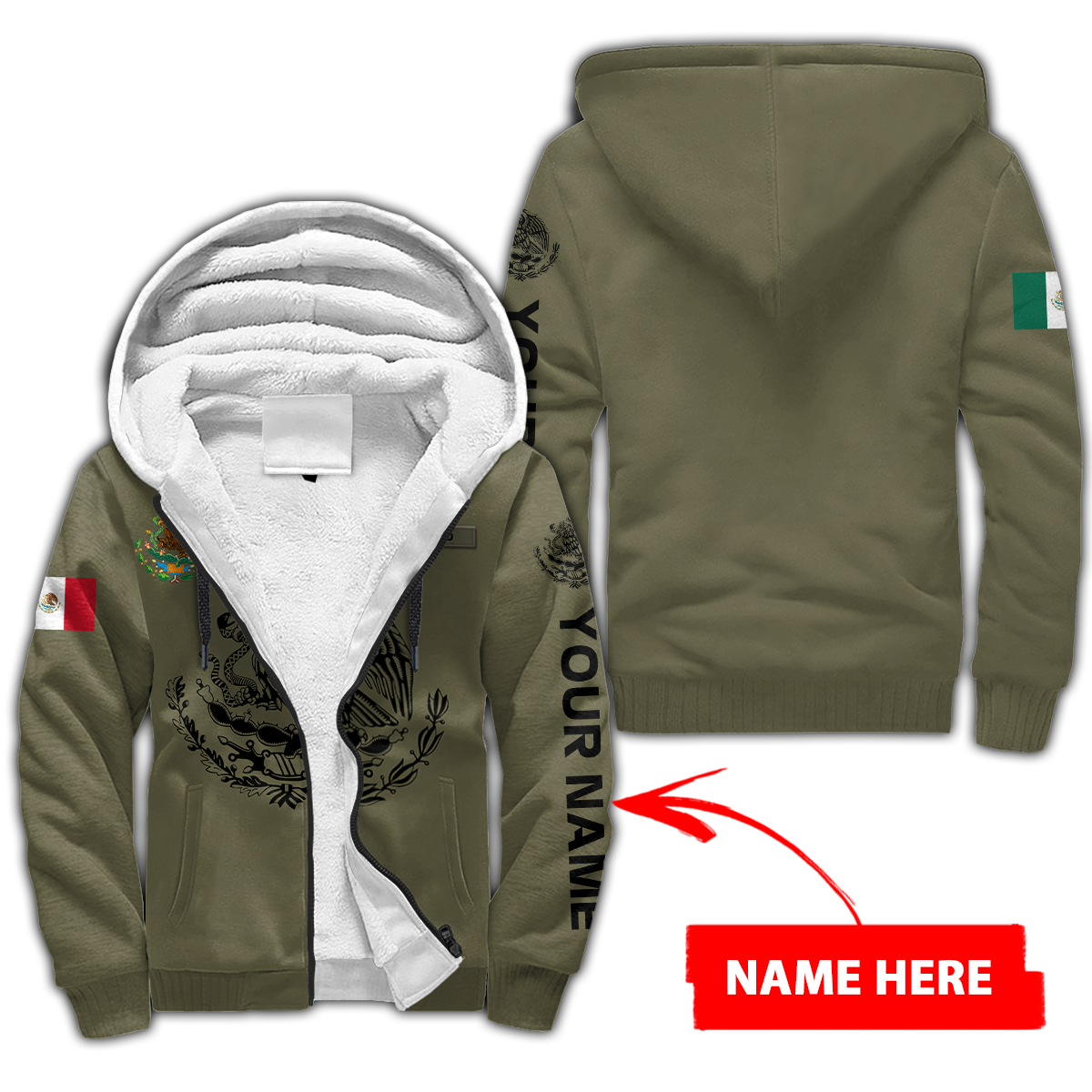 Mexican Customize 3D All Over Printed Unisex Hoodie