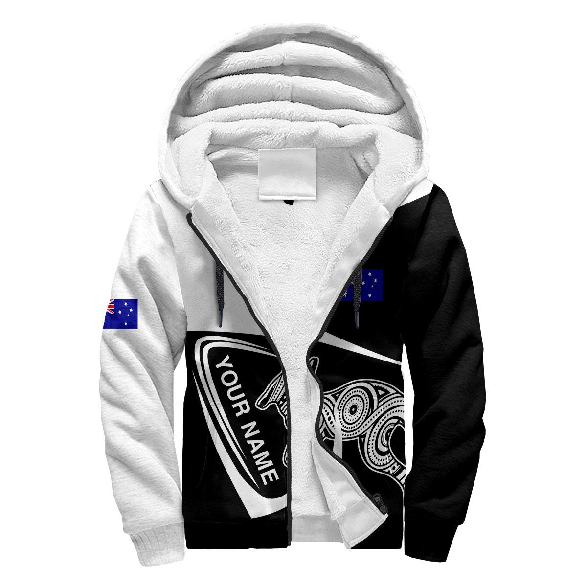 Premium Unisex Hoodie Aboriginal Australia Custom Name ML