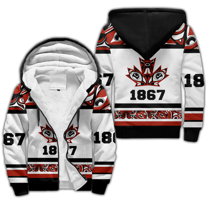 Canada Day No21 Haida 1867 Pullover Premium Unisex Hoodie