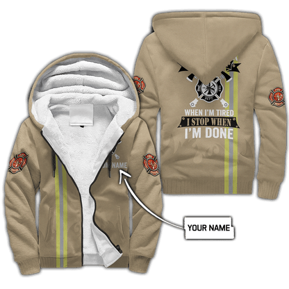 Customize Name Firefighter 3D All Over Printed Unisex Shirts