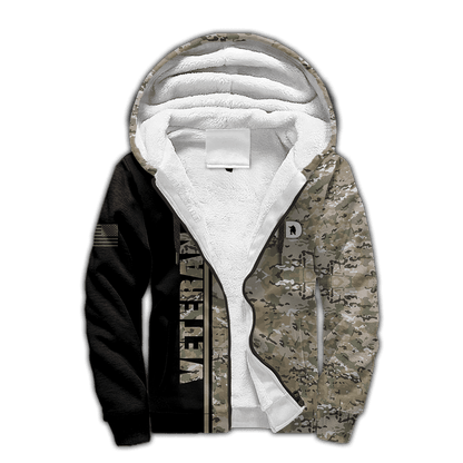 US Veteran Dad Camo 3d printed shirts Proud Military