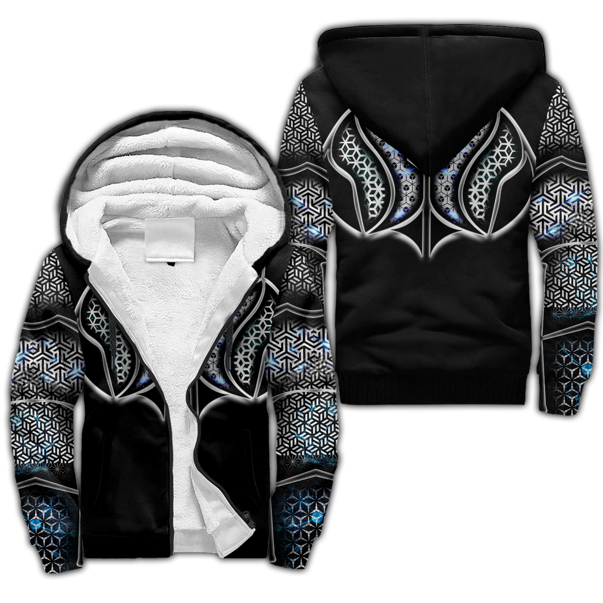 Premium Unisex Geometric Hoodie ML