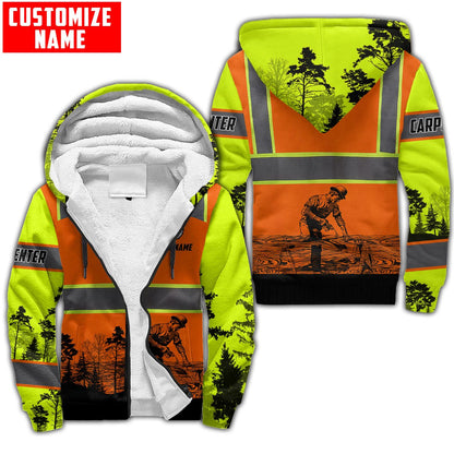 Personalized Name Carpenter 3D All Over Printed Unisex Shirts Safety