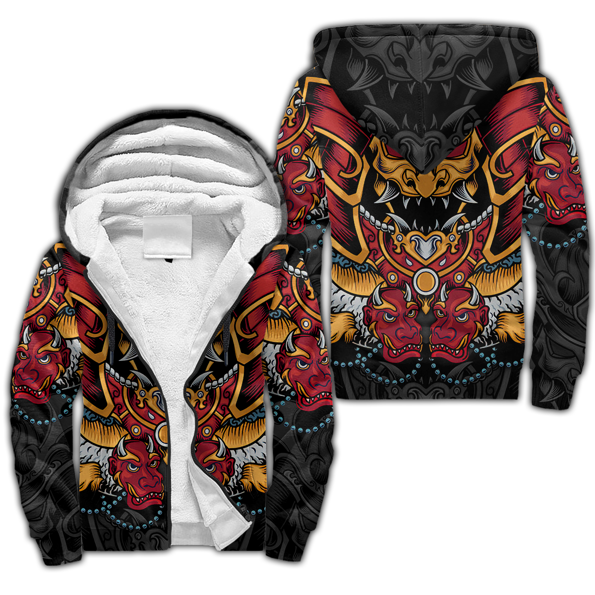 Premium Unisex 3D Printed Oni Samurai Shirts MEI