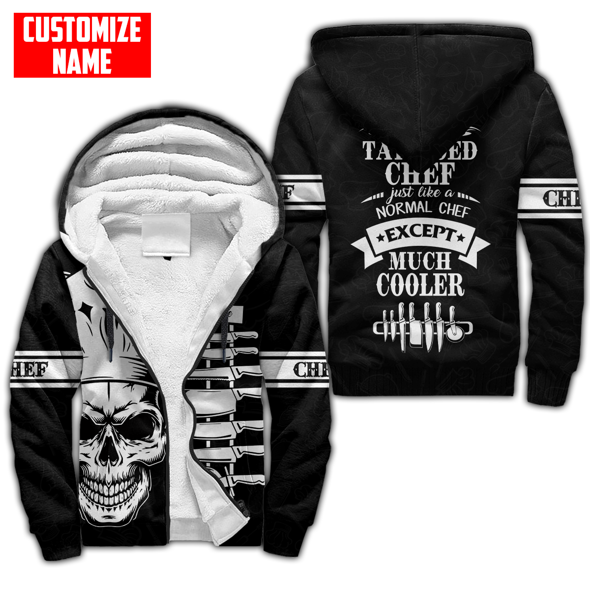 Custom Name Master Chef 3D All Over Printed Unisex Shirts
