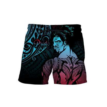 Amazing Warrior Pride Polynesian 3D Tattoo Unisex Deluxe Hoodie ML