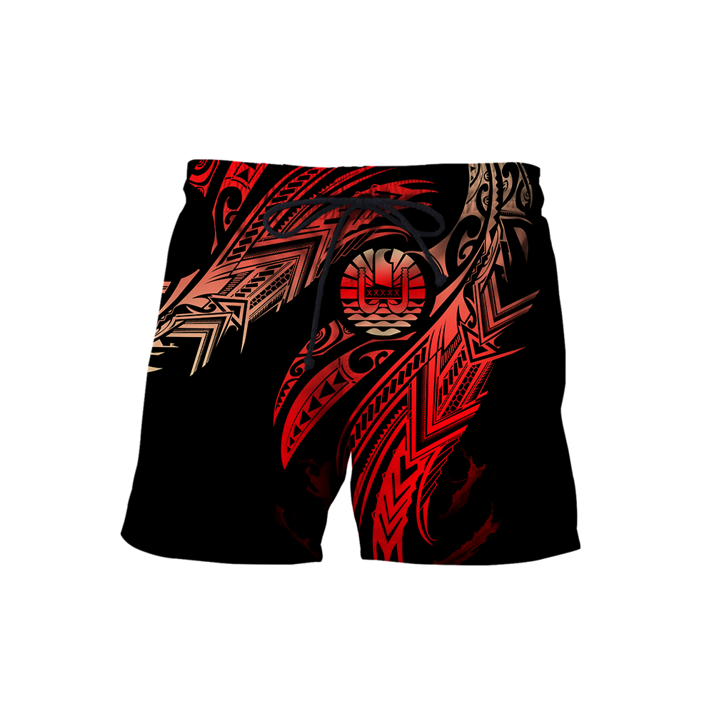 Amazing Tahiti Polynesian Tattoo 3D Tattoo Unisex Deluxe Hoodie ML