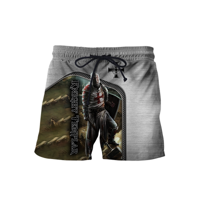 Premium Knight Templar Iron Pattern All Over Printed Shirts For Men And Women MEI