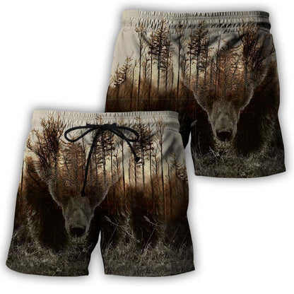LOVE BEAR 3D ALL OVER PRINTED SHIRTS FOR MEN AND WOMEN TR071200 PL - Amaze Style™-Apparel