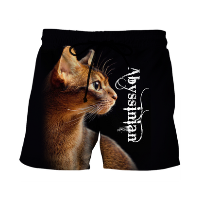 Abyssinian cat tattoo 3D printed shirts for men and women