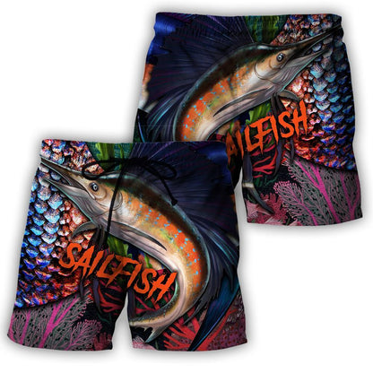 Sailfish Fishing on skin 3D all over shirts for men and women TR111201 - Amaze Style™-Apparel