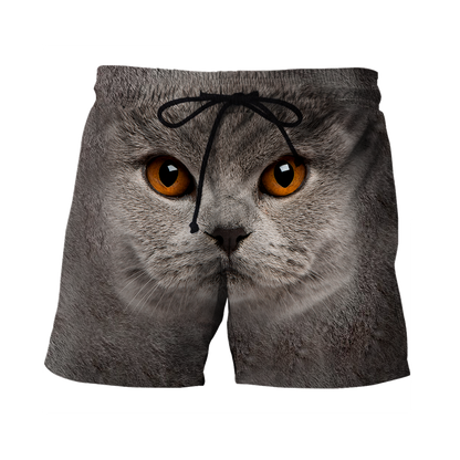British Shorthair Cat face hair premium hoodie sweatshirt cover
