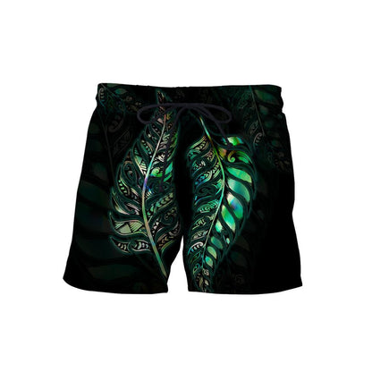Paua Shell Maori Silver Fern Maori Tattoo New Zealand 3D Unisex Hoodie