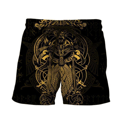 Vikings - The Raven Yellow of Odin Tattoo - Amaze Style™-Apparel