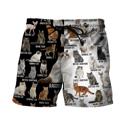 Love Cat Breeds World premium hoodie sweatshirt