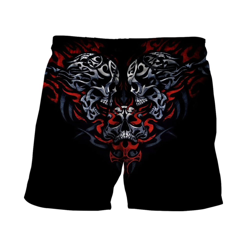 Premium Unisex All Over Printed Confronting Skulls Shirts MEI