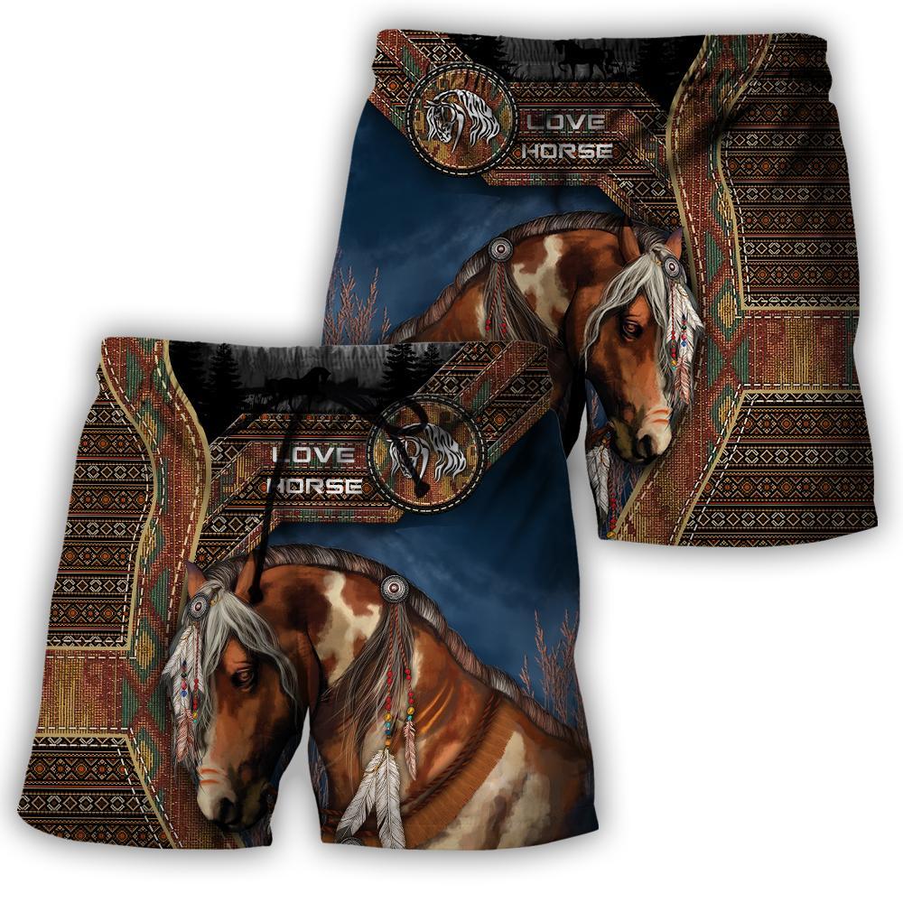 Native Horse 3D All Over Printed Shirts TR130502 - Amaze Style™-Apparel